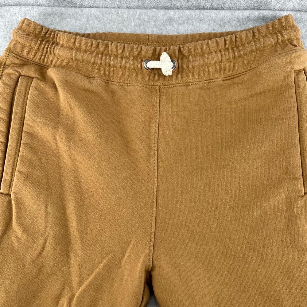 The North Face Mens Heritage Patch Joggers Brown Fleece Sweatpants Medium - Picture 3 of 9